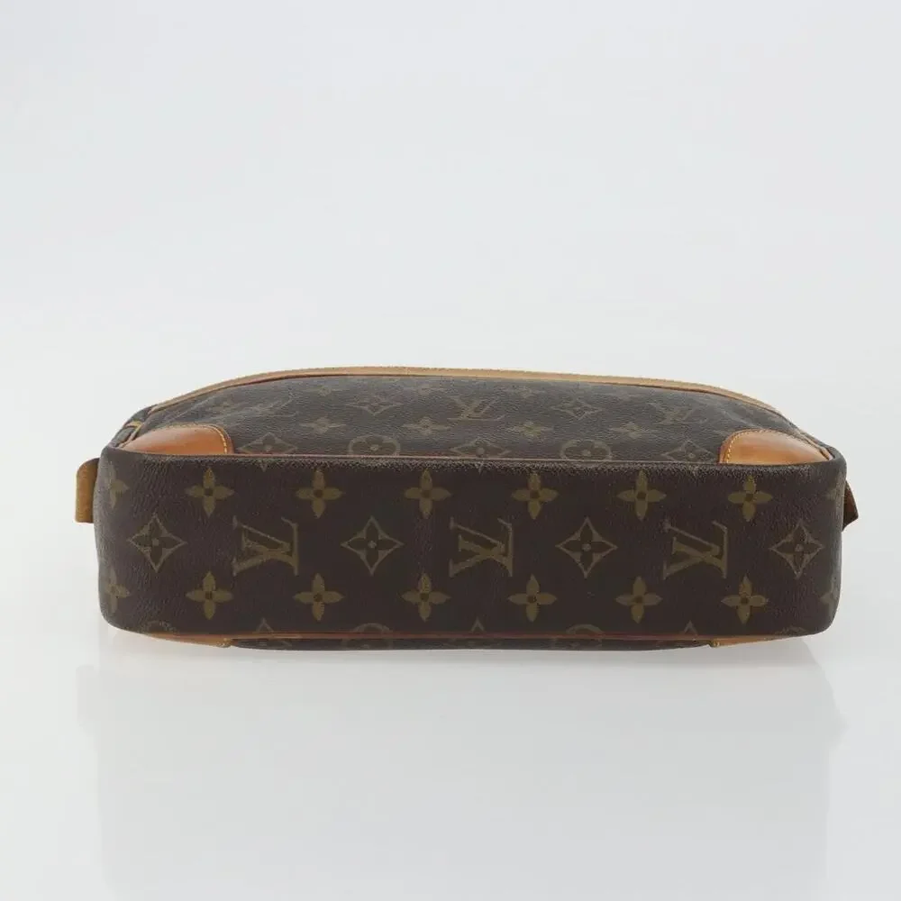 Louis Vuitton Monogram Compiegne 28 Clutch Bag Brown